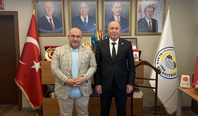 TİGAD Başkanı’ndan Alaca Başkanı’na ziyaret….