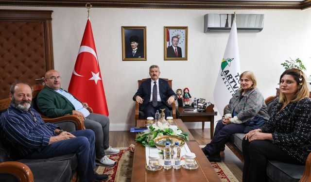 TİGAD Genel Başkanı Geçgel'den Artvin Valisi Ergün’e ziyaret