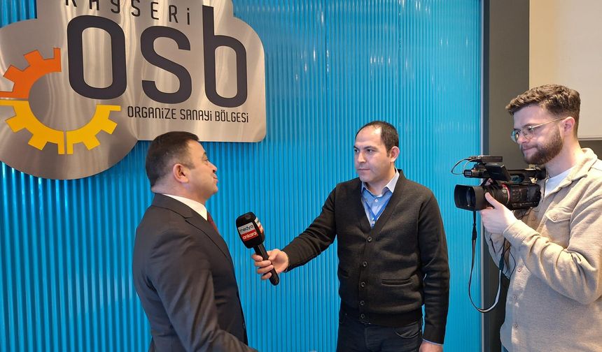 TİGAD Gazetecileri, Kayseri OSB Müdürü ile bir araya geldi